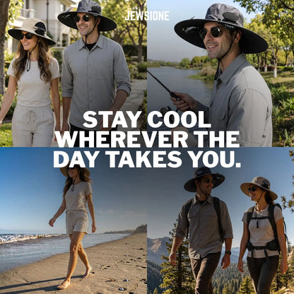 Jewsione Solar Cooling Fan Hat