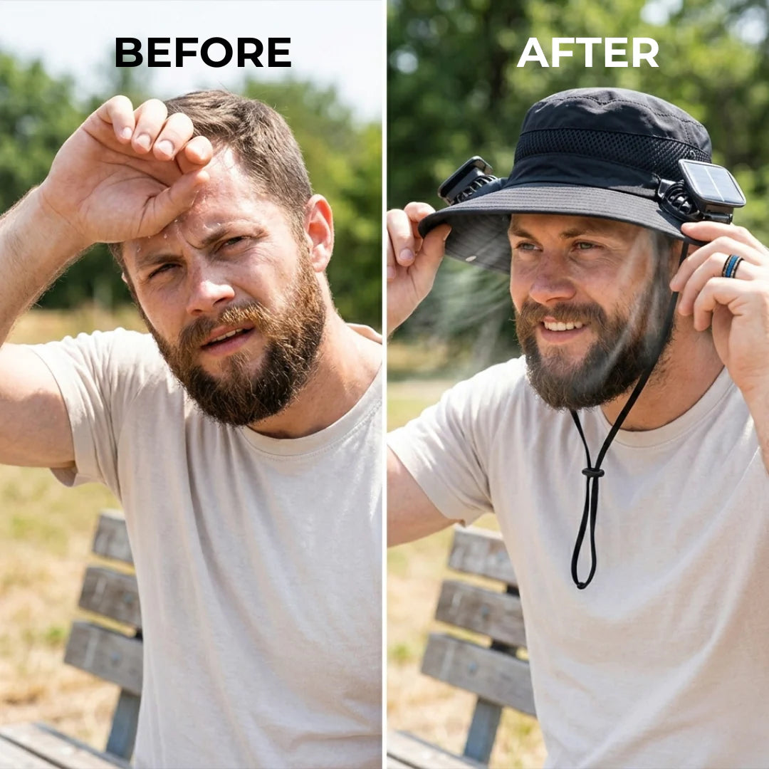 Jewsione Solar Cooling Fan Hat